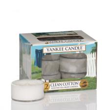 Yankee Candle Clean Cotton Tea Lights (Pack of 12)
